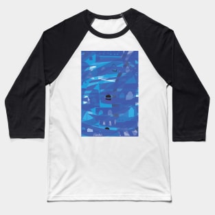 Blue Thoughts Baseball T-Shirt